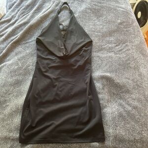 Black Halter Dress